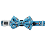 "Blue Penguins" Collar & Bowtie