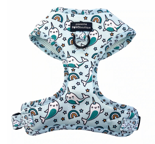 "Narwhal Aqua Marine" Adjustable Harness