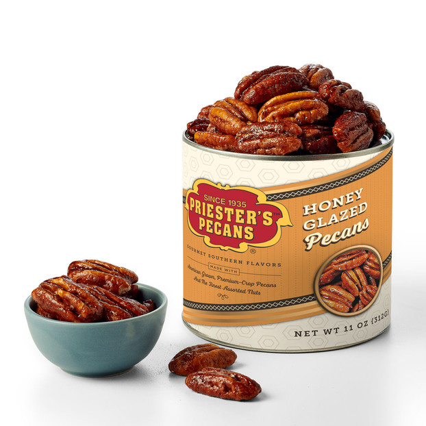 Honey Glazed Pecans Canister