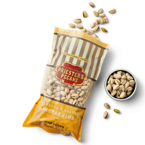Roasted Salted Pistachio Nuts - 1 lb Bag