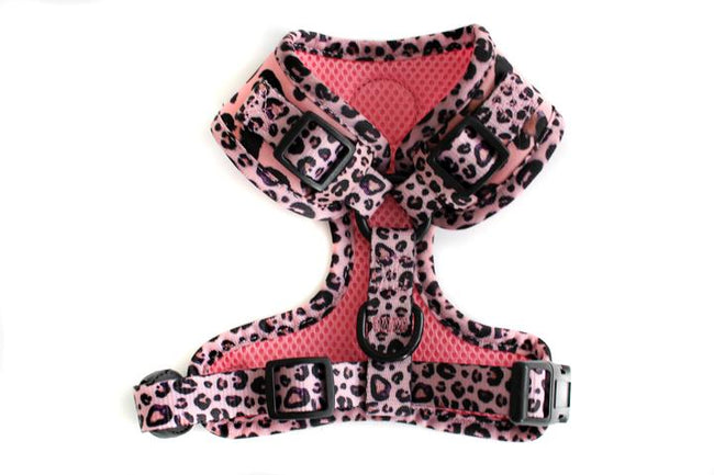 "Pink Leopard" Adjustable Harness