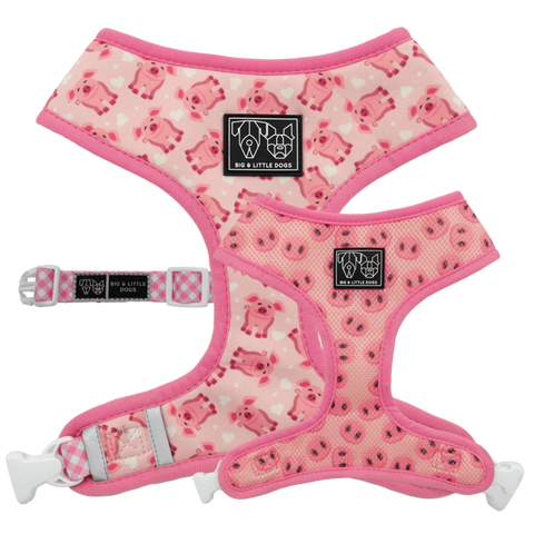 "Pink Piggy" Reversible Harness