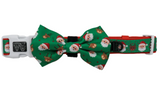 "Deck The Paws" Collar & Bowtie